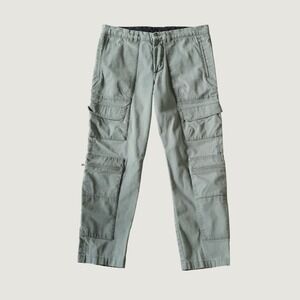 Tim Coppens Cargo Pants Sage Green Multi Pocket Cotton Utility Gorpcore 46 Slim
